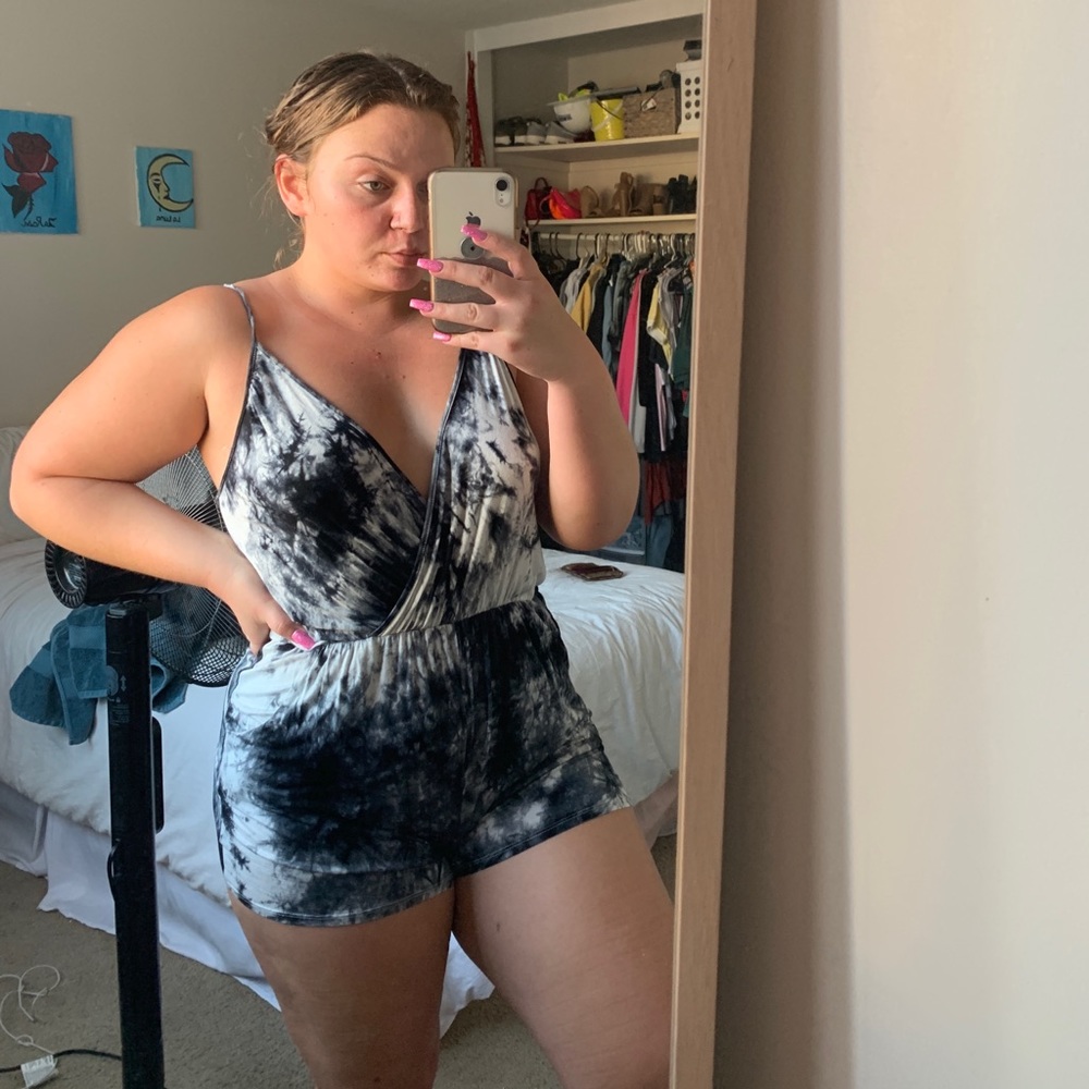 Tie-dye romper